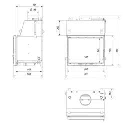 Zuzia Eco Aqua Deco 12 KW Gusseisen-Wasser-Kamineinsatz -Besten Kamin Laden zuzia pw 15 deco masse1 1280x1280