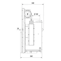 Zuzia Eco Aqua 12kW Wasser Kamineinsatz Mit Hebetür -Besten Kamin Laden zuzia pw 15 g w masse1 1280x1280